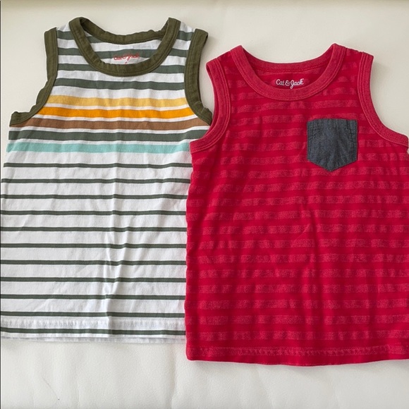 2 Cat & Jack Boys Tank Tops